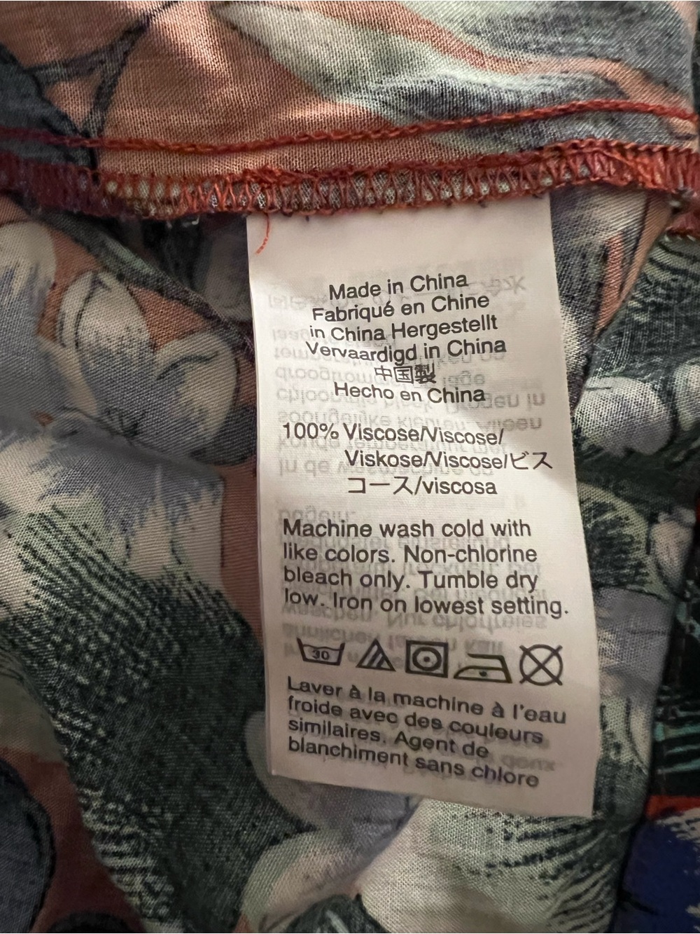 🌺 J. Crew Tropical Floral Button Up Short Sleeve Maxi Dress in Blue Sz. XL - Picture 8 of 9